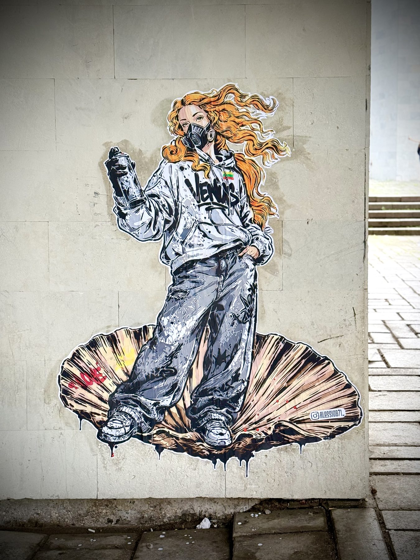 Venus — murales Alessio B, Kaunas, Lituania