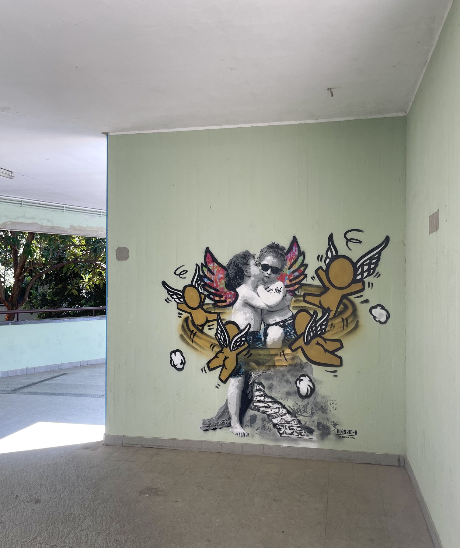 Angeli — murales Alessio B