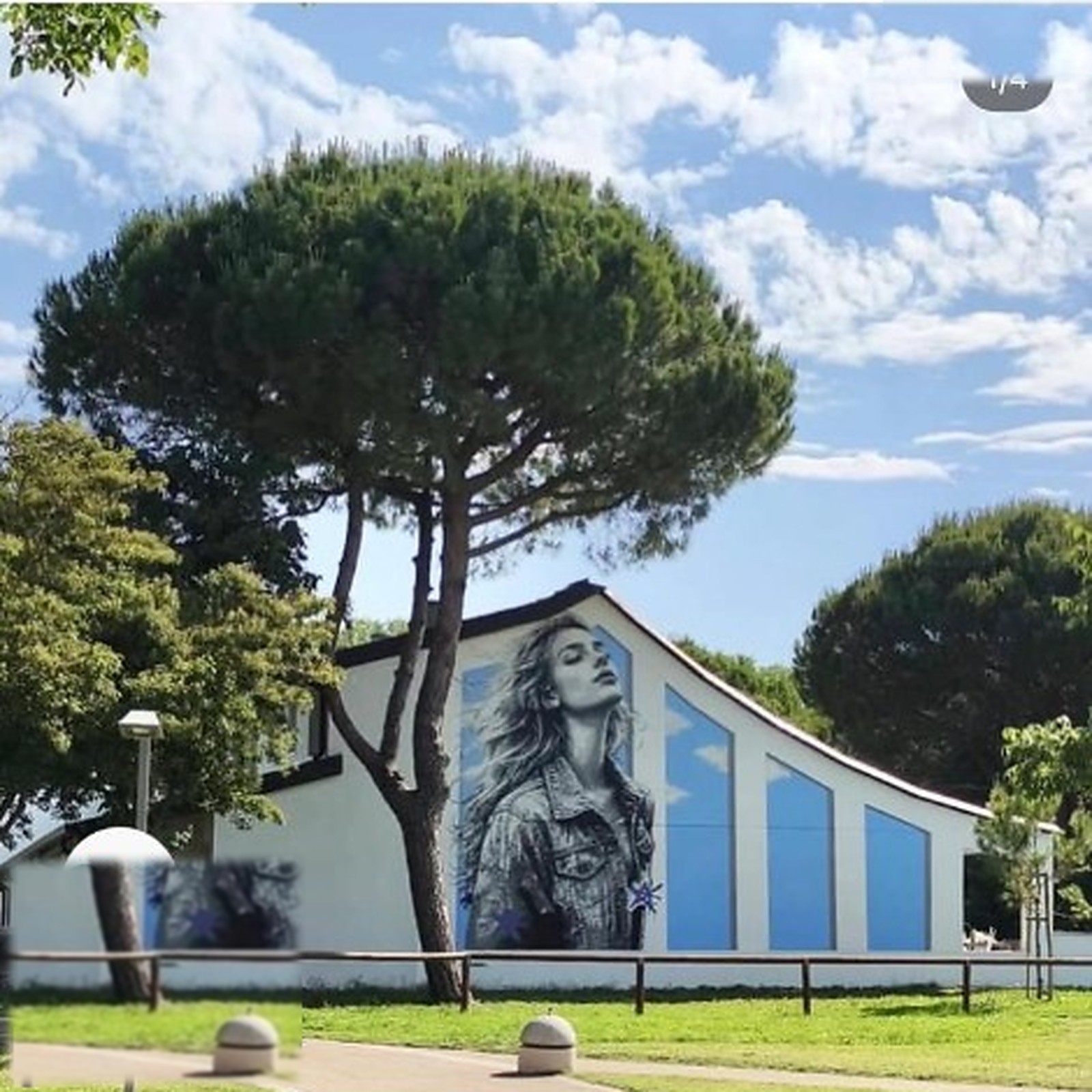 Infinity — murales Alessio B, Duna Verde, Caorle (VE) · Sea Festival 2026